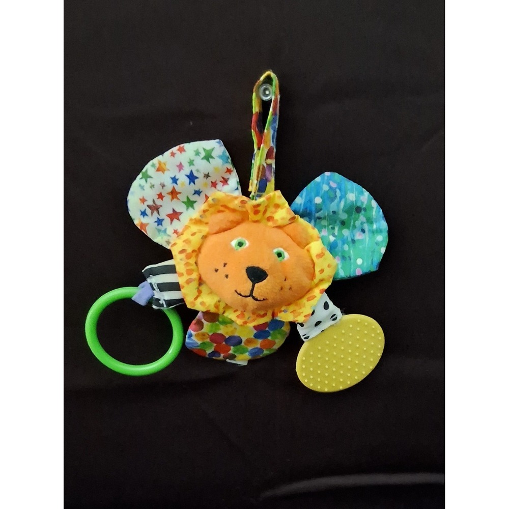 The World of Eric Carle -  Eric Carle Mirror Teether Rattle Lion New‎ Born Gift